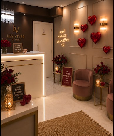 Recepção da Les Vivée Clinic